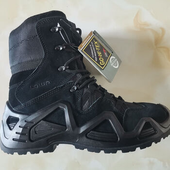 lowa作战靴战术靴 户外旅游徒步登山鞋男士防水防滑靴训练鞋 黑色高帮
