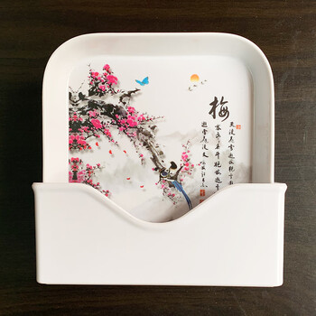 15cm梅兰竹菊 春夏秋冬,带底座