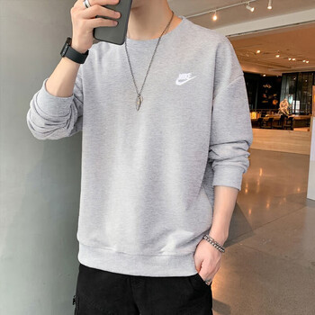 耐克（NIKE） 卫衣男2024冬季新款运动休闲经典圆领针织透气宽松套头衫BV2667 BV2667-063 S 165/84A