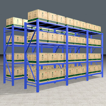 天迎仓储货架层架仓库货物架子展示架钢制储物架置物架家用金属货架