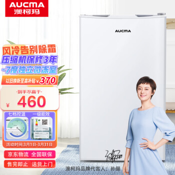 澳柯玛（AUCMA）96升小型单门冰箱 租房宿舍优选  迷你家用小冰箱 一级能效节能 13升微冻室 BC-96NE