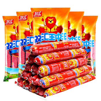 双汇王中王火腿肠70g60g65粗大香肠整箱批发零食即食肉类泡面王中王