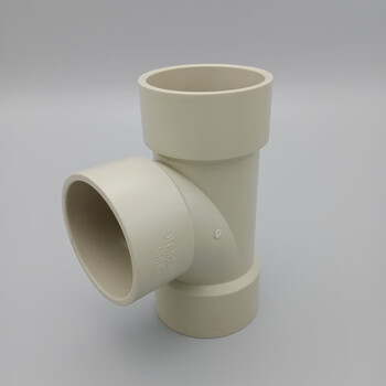 pp风管三通110-400 塑料三通 正三通 等径三通 风管连接配件接头 dn65