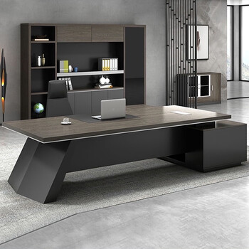 森申家具 老板桌办公桌简约现代板式大班台班桌主管经理桌总裁桌办公