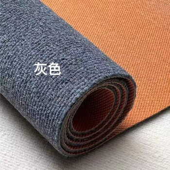 君琉地毯卧室大面积满铺可裁剪入户门地垫耐脏防滑玄关进门脚垫定制大 灰色 60×40cm