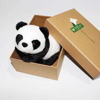 熊猫公仔小号毛绒玩具四川旅游纪念品特色商务礼盒随手礼 longbo熊猫
