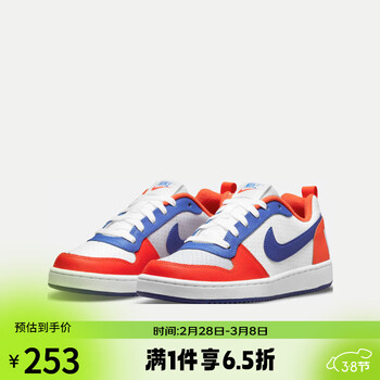 NIKE耐克（滔搏运动）COURT BOROUGH LOW BG复刻鞋大童休闲鞋 DN4245-141 40