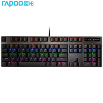 RAPOO 雷柏 Rapoo 雷柏 V500PRO 混光机械键盘 游戏键盘 茶轴