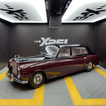 汽文paragon 1:18 劳斯莱斯 幻影5代 车模双拼色 老爷车合金汽车模型