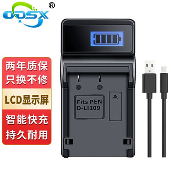 奥德盛（ODSX） 适用 宾得 K30 K-R k50 K70 K-S1 K-S2 Kp K500 相机 USB 充电器 D-LI109