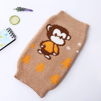 加厚秋冬款睡觉护肚儿童护肚子神器黄色猴子长款均码6个月6岁100cm