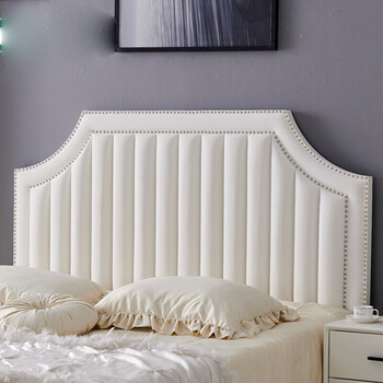 床头板单买轻奢床头软包靠背板现代简约北欧12米榻榻米单买落地可定制