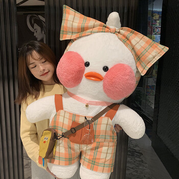 娃娃送女朋友节日礼物生日礼物情人节礼物白鸭秋凉橘里奈造型100cm