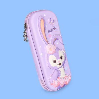 盒大容量中小学生儿童多层可爱卡通多功能硬壳铅笔盒 星黛露紫色3d