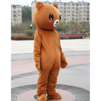 网红熊人偶服装网红开心熊人偶服装大熊猫网红熊人偶服装成人熊本熊