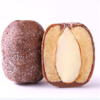 奶枣炒货巴旦木夹心奶酪新疆红枣零食 巴旦木仁奶枣500g【巧克力味】