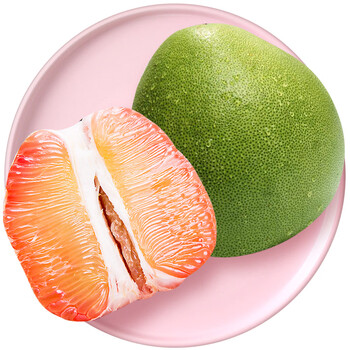 shiyixian正宗泰国翡翠红心柚 青皮甜心蜜柚 新鲜大果青柚孕妇水果