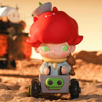 泡泡玛特(pop mart)dimoo太空旅行系列盲盒可爱手办桌面摆件礼物 探测