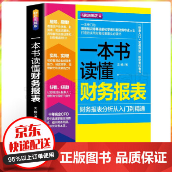 一本书读懂财务报表 财务报表分析从入门到精通 企业出纳会计财务人员公司财务分析税务成本管理财务基础