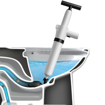 乐喏 马桶疏通器通下水道疏通器管道疏通机厕所厨房工具高压一炮通gq