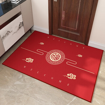 双喜临门(shuangxilinmen) 新中式进门地垫入户门脚垫