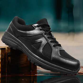 杰普梵新式作训鞋男黑色跑鞋夏季网眼体能胶鞋男工地解放训练鞋 原版