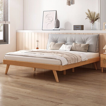 8无床头的床矮床民宿定制 床 加密床板 软靠免洗版 1800*2000mm