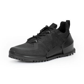 爱步ecco城市慢跑运动鞋男新款耐磨轻便跑鞋健步2080072451052黑色45