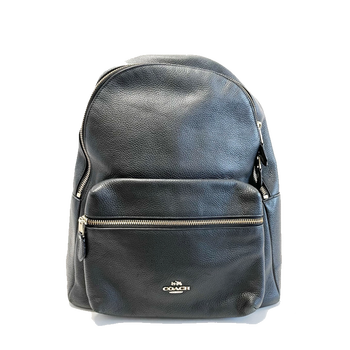 coach蔻驰 双肩包 女包纯色牛皮拉链休闲背包旅行包书包f38263/ f30