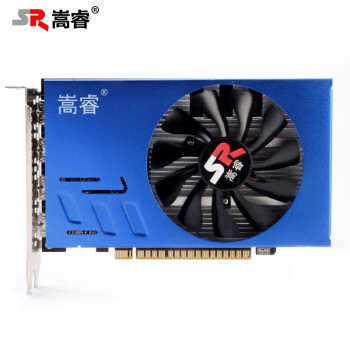 嵩睿 rx580/350专业多屏显卡锁屏功能原生6个HDMI接口一拖六路炒股监控拼接投影融合6屏8K 6屏SR356H22/3506HDMI2G