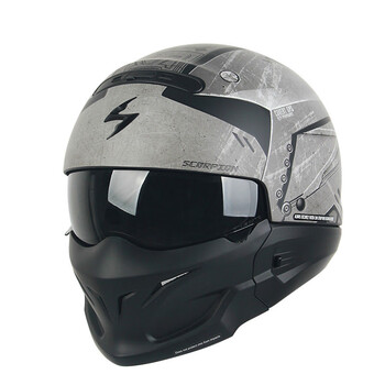 scorpionexo美国蝎子头盔摩托车头盔男复古头盔全盔哈雷半盔防雾