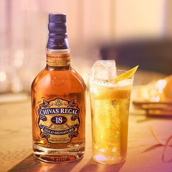 芝华士(chivas)苏格兰 调和型威士忌原装进口洋酒 节日派对酒吧 18年