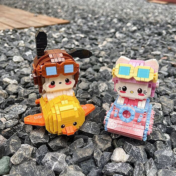 乐高lego兼容乐高帕恰狗积木微小颗粒拼装儿童玩具女孩凯蒂猫生日礼物