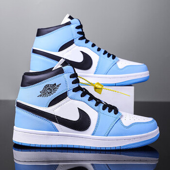 纯原摩擦有声斐瑞塞恩运动鞋子男休闲板鞋aj高邦运动篮球 aj大学蓝 36