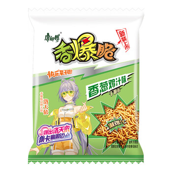 康师傅干脆面香葱鸡汁味*30包整箱装 香爆脆干吃面方便面 休闲零食