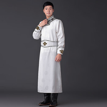 奢依君(sheyijun)蒙古袍男 2023新款蒙古袍男蒙古服装男生活装蒙古