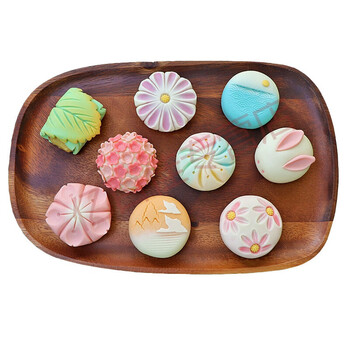 日式手作和果子豆沙糕点高颜值美食伴礼礼盒好吃9枚入健康唐果子9枚