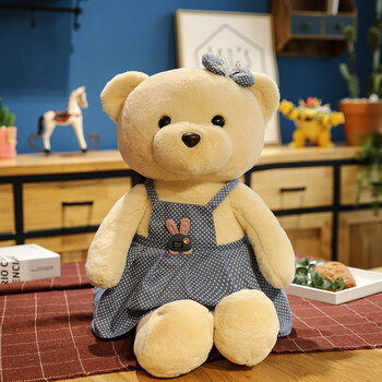 甜美可爱小熊公仔 玩偶泰迪熊布娃娃毛绒玩具抱抱熊送女生生日礼物