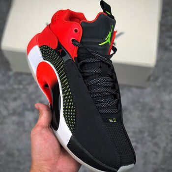 aj35红黑黄刮刮乐中国年镂空缓震男生实战篮球鞋dd2234-001 公司货