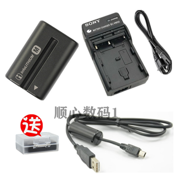 莱菁栎索尼DSLR-a450 a500 a550 a560单反相机电池+充电器+数据线FM500H 电池+充电器 其他