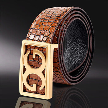 莱恩雷迪男士商务皮带平滑扣优质牛皮裤腰带送父亲送老公送男友七夕