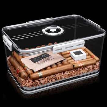 茄龙cigarloong便携雪茄乐扣雪茄保湿盒古巴雪茄烟盒保湿柜烟具配雪松