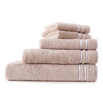 莱克星敦印度进口全棉纯色毛巾柔软强吸水(lexington) 沙色 30*50