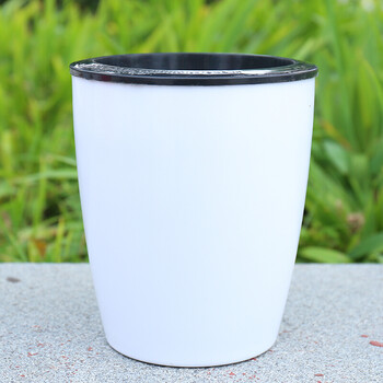 懒人花盆花盆塑料免浇水花盆 白色 特大