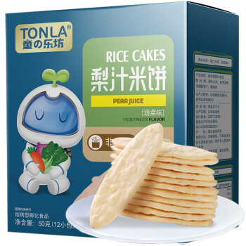 童の乐坊TONLA梨汁米饼:价格走势，选择健康美味零食的首选品牌