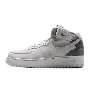 nike耐克高版本/莆田纯原af1男鞋空军一号黑白字母ow解构高帮板鞋