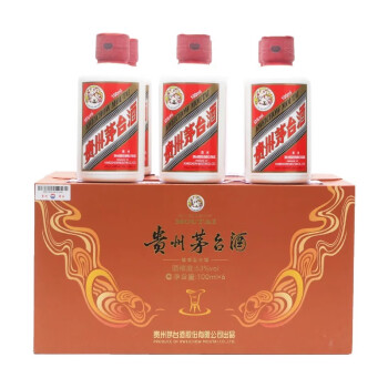 茅台 MOUTAI 飞天 53%vol 酱香型白酒 100ml*6 礼盒装
