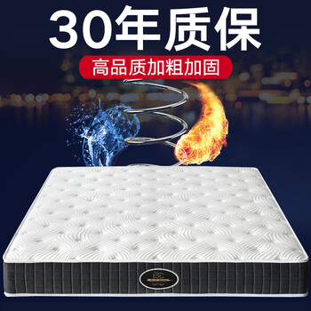 双正床垫席梦思1.8米*2米 独立袋静音弹簧乳胶椰棕双面单双人家用床垫 双面22cm：乳胶+独立弹簧+硬质棉 1.8米*2.0米