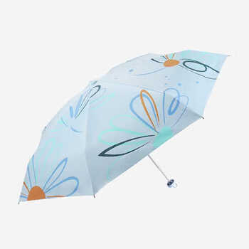 浅蓝色-五折迷你伞(更小-小巧