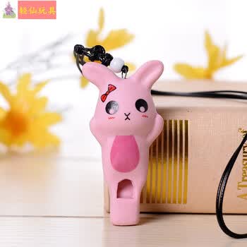 哨子儿童陶瓷 卡通玩具陶瓷口哨项链吊坠挂绳幼儿园小礼品公园地摊